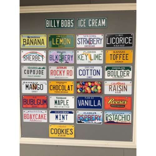 USA collection of car number plates